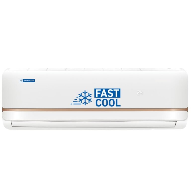 Blue Star 0.8 Ton 3 Star, Inverter Split AC (Copper,Convertible 5 in 1 Cooling, Multi Sensors, Dust Filter Blue Fins, Self Diagnosis, IA309TNU, White)
